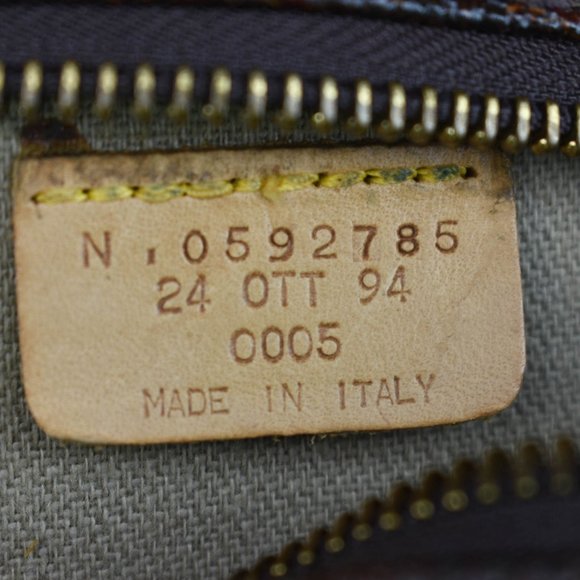 ETRO: Burgundy, Signature Paisley & Tan Leather Travel/Weekender Bag - Picture 11 of 12